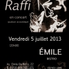 Affiche du concert