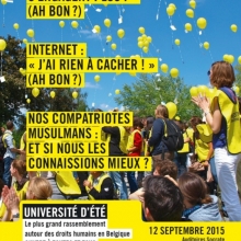 Université d'été d'Amnesty ce 12 septembre 2015 avec Les Caricoles
